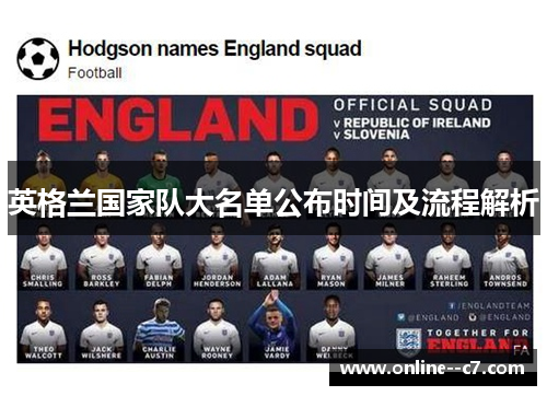 英格兰国家队大名单公布时间及流程解析 英格兰国家队大名单公布时间及流程解析